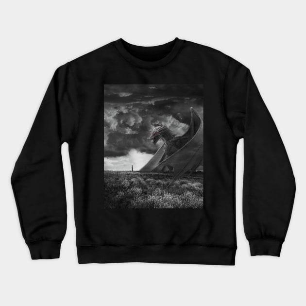 Sky monster Crewneck Sweatshirt by sidomatic